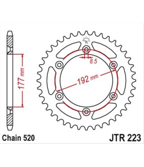 ΓΡΑΝΑΖΙ ΤΡΟΧΟΥ JT 520 53T