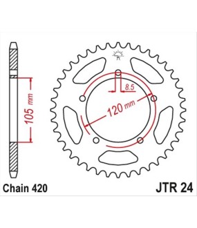 ΓΡΑΝΑΖΙ ΤΡΟΧΟΥ JT 420 50T ΑΝΤΑΛΛΑΚΤΙΚΑ