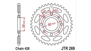 ΓΡΑΝΑΖΙ ΤΡΟΧΟΥ JT 428 35T