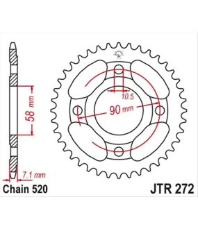 ΓΡΑΝΑΖΙ ΤΡΟΧΟΥ JT 520 31T ΑΝΤΑΛΛΑΚΤΙΚΑ