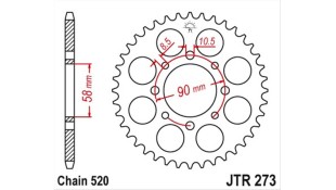 ΓΡΑΝΑΖΙ ΤΡΟΧΟΥ JT 520 39T ΑΝΤΑΛΛΑΚΤΙΚΑ