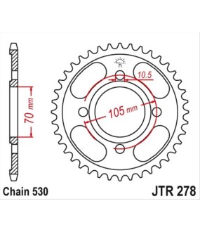 ΓΡΑΝΑΖΙ ΤΡΟΧΟΥ JT 530 38T ΑΝΤΑΛΛΑΚΤΙΚΑ