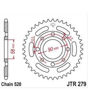 ΓΡΑΝΑΖΙ ΤΡΟΧΟΥ JT 520 30T ΜΑΥΡΟ ΑΝΤΑΛΛΑΚΤΙΚΑ