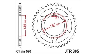 ΓΡΑΝΑΖΙ ΤΡΟΧΟΥ JT 520 46T ΑΝΤΑΛΛΑΚΤΙΚΑ