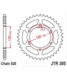 ΓΡΑΝΑΖΙ ΤΡΟΧΟΥ JT 520 46T ΑΝΤΑΛΛΑΚΤΙΚΑ