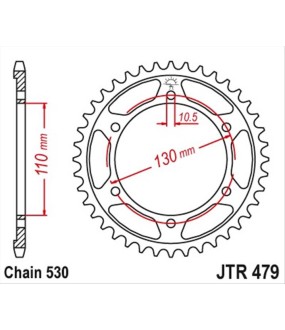 ΓΡΑΝΑΖΙ ΤΡΟΧΟΥ JT 530 38T ΜΑΥΡΟ