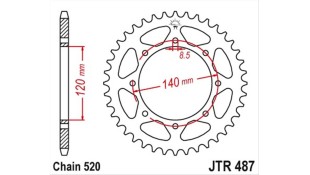 ΓΡΑΝΑΖΙ ΤΡΟΧΟΥ JT 520 37T ΑΝΤΑΛΛΑΚΤΙΚΑ