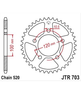 ΓΡΑΝΑΖΙ ΤΡΟΧΟΥ JT 520 40T ΑΝΤΑΛΛΑΚΤΙΚΑ