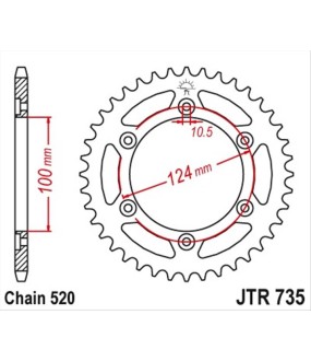 ΓΡΑΝΑΖΙ ΤΡΟΧΟΥ JT 520 36T