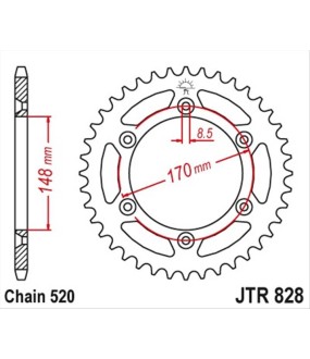 ΓΡΑΝΑΖΙ ΤΡΟΧΟΥ JT 520 42T