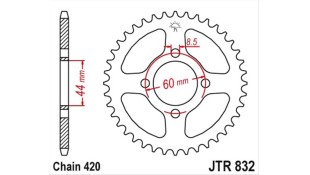 ΓΡΑΝΑΖΙ ΤΡΟΧΟΥ JT 420 38T ΑΝΤΑΛΛΑΚΤΙΚΑ