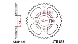 ΓΡΑΝΑΖΙ ΤΡΟΧΟΥ JT 428 45T ΑΝΤΑΛΛΑΚΤΙΚΑ