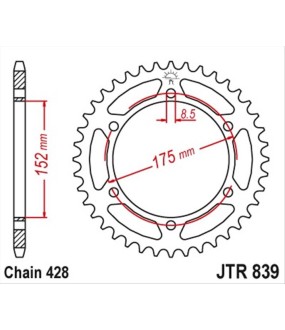 ΓΡΑΝΑΖΙ ΤΡΟΧΟΥ JT 428 51T ΑΝΤΑΛΛΑΚΤΙΚΑ