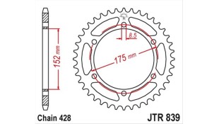 ΓΡΑΝΑΖΙ ΤΡΟΧΟΥ JT 428 51T