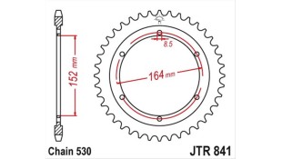 ΓΡΑΝΑΖΙ ΤΡΟΧΟΥ JT 530 42T ΑΝΤΑΛΛΑΚΤΙΚΑ