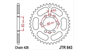 ΓΡΑΝΑΖΙ ΤΡΟΧΟΥ JT 428 48T