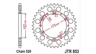 ΓΡΑΝΑΖΙ ΤΡΟΧΟΥ JT 520 38T