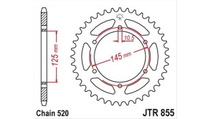 ΓΡΑΝΑΖΙ ΤΡΟΧΟΥ JT 520 45T