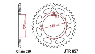 ΓΡΑΝΑΖΙ ΤΡΟΧΟΥ JT 520 39T