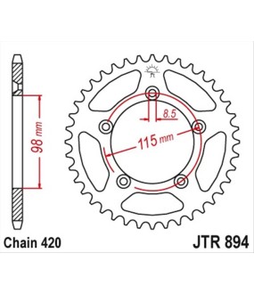 ΓΡΑΝΑΖΙ ΤΡΟΧΟΥ JT 420 46T