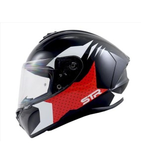 STR GRUS BLACK WHITE RED M