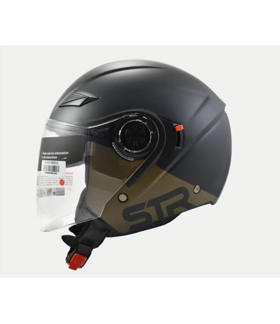 STR JET S1-FLEX MATT BLACK BROWN XXL ACCESSORIES STR JET S1-FLEX MATT BLACK BROWN XXL