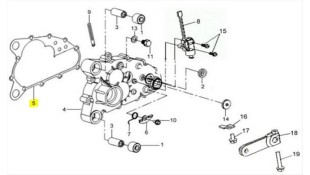 ΦΛΑΝΤΖΑ ΚΑΡΤΕΡ ΔΙΑΦΟΡΙΚΟΥ SYM QUADLANDER 200