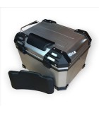 ΒΑΛΙΤΣΑ ΤΕΤΡΑΓΩΝΗ 45Lt ΑΣΗΜΙ ΜΕ ΜΑΞΙΛΑΡΙ