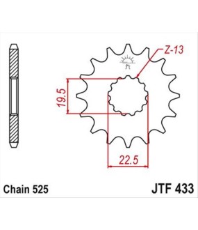 ΓΡΑΝΑΖΙ ΚΙΝΗΣΗΣ TAIWAN 525 16T ΑΝΤΑΛΛΑΚΤΙΚΑ