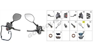 ΚΑΘΡΕΦΤΗΣ ΑΡΙΣΤΕΡΟΣ ZONTES M310