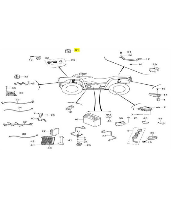 ΒΟΜΒΗΤΗΣ ΦΛΑΣ DAYTONA AKITA II 450 ELECTRICAL PARTS ΒΟΜΒΗΤΗΣ ΦΛΑΣ DAYTONA AKITA II 450