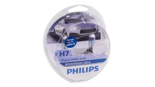 ΛΑΜΠΑ H7 PHILIPS WhiteVision ultra 4200K 12V 55W ΗΛΕΚΤΡΙΚΑ