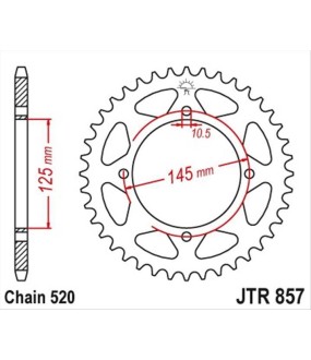 ΓΡΑΝΑΖΙ ΤΡΟΧΟΥ JT 520 45T ΜΑΥΡΟ