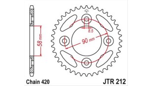 ΓΡΑΝΑΖΙ ΤΡΟΧΟΥ JT 420 40T