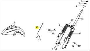 ΝΤΙΖΑ (ΑΙΣΘΗΤΗΡΑΣ ΑΤΕΡΜΟΝΑ) ΚΟΝΤΕΡ SYM JOYRIDE 200