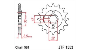 ΓΡΑΝΑΖΙ ΚΙΝΗΣΗΣ TAIWAN 520 15T