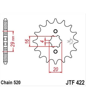 ΓΡΑΝΑΖΙ ΚΙΝΗΣΗΣ TAIWAN 520 13T