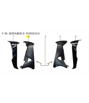 ΠΟΔΙΑ ΕΣΩΤΕΡΙΚΗ ΔΕΞΙΑ ΜΑΥΡΗ SYM SONIC 125