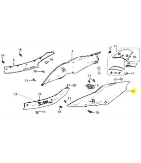 ΚΑΠΑΚΙ ΣΕΛΛΑΣ ΑΡΙΣΤΕΡΟ ΑΣΗΜΙ SYM JET