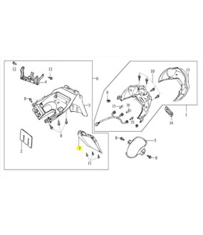 ΦΤΕΡΟ ΟΠΙΣΘΙΟ SYM MASK 50