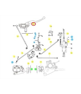 ΜΑΝΕΤΑ ΦΡΕΝΟΥ ΔΕΞΙΑ BENELLI RCX 185 ΑΝΤΑΛΛΑΚΤΙΚΑ