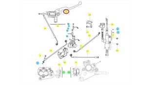 ΜΑΝΕΤΑ ΦΡΕΝΟΥ ΔΕΞΙΑ BENELLI RCX 185 ΑΝΤΑΛΛΑΚΤΙΚΑ