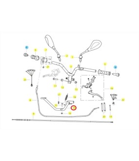 ΠΟΔΟΦΡΕΝΟ BENELLI RCX 185 ΑΝΤΑΛΛΑΚΤΙΚΑ