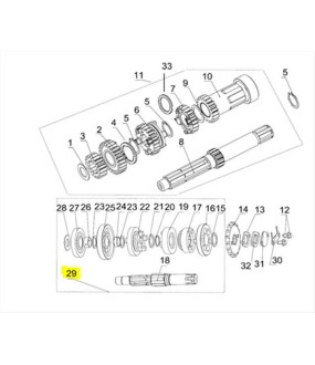 ΑΞΟΝΑΣ ΔΕΥΤΕΡΕΥΩΝ KEEWAY K-LIGHT ΑΝΤΑΛΛΑΚΤΙΚΑ