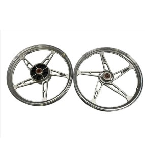 ΤΡΟΧΟΙ ΑΛΟΥΜΙΝΙΟΥ ΣΕΤ YAMAHA CRYPTON R/F1ZR ΑΣΗΜΙ