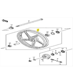 ΤΡΟΧΟΣ ΕΜΠΡΟΣ ΣΚΕΤΟΣ MODENAS DINAMIK/KRISTAR ΑΝΤΑΛΛΑΚΤΙΚΑ ΤΡΟΧΟΣ ΕΜΠΡΟΣ ΣΚΕΤΟΣ MODENAS DINAMIK/KRISTAR