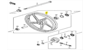 ΤΡΟΧΟΣ ΕΜΠΡΟΣ ΣΚΕΤΟΣ MODENAS DINAMIK/KRISTAR ΤΡΟΧΟΣ ΕΜΠΡΟΣ ΣΚΕΤΟΣ MODENAS DINAMIK/KRISTAR