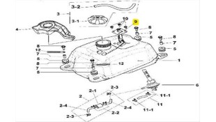 ΦΛΟΤΕΡ ΒΕΝΖΙΝΗΣ SYM TRACKRUNNER 200 ΗΛΕΚΤΡΙΚΑ