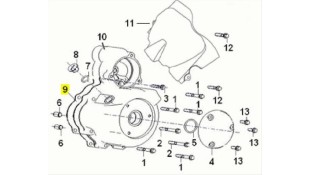 ΦΛΑΝΤΖΕΣ ΒΟΛΑΝ KEEWAY SUPERLIGHT/K LIGHT 125 ΑΝΤΑΛΛΑΚΤΙΚΑ