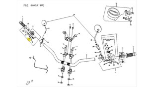 ΒΑΛΒΙΔΑ ΣΤΟΠ ΣΤΙΣ ΜΑΝΕΤΕΣ PGO X-RIDER 150